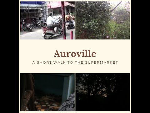#insidemyslingbag #travel #India Auroville, Villupuram : Short walk to the supermarket and back