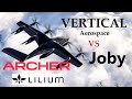 Vertical Aerospace vs Lilium, Joby & Archer 🚁 Which eVTOL Is Better? SPAC Merger  eVTOL Comparison