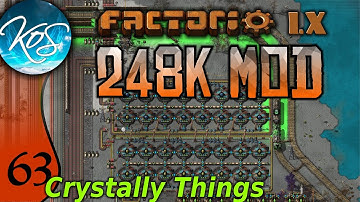 Factorio 248k Mod 63 -  HIGH ENERGY CRYSTALS! - Tips & Tricks