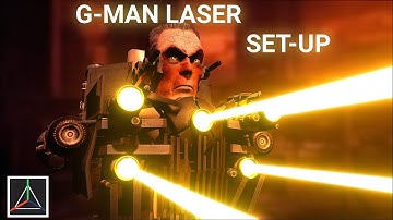 Skibidi toilet G Man laser shoot prisma 3d tutorial prisma 3d animation