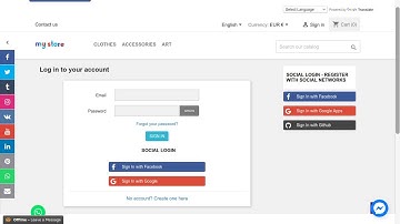 PrestaShop configure social login module with Facebook Apps