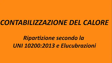 Come ripartire le spese di riscaldamento?