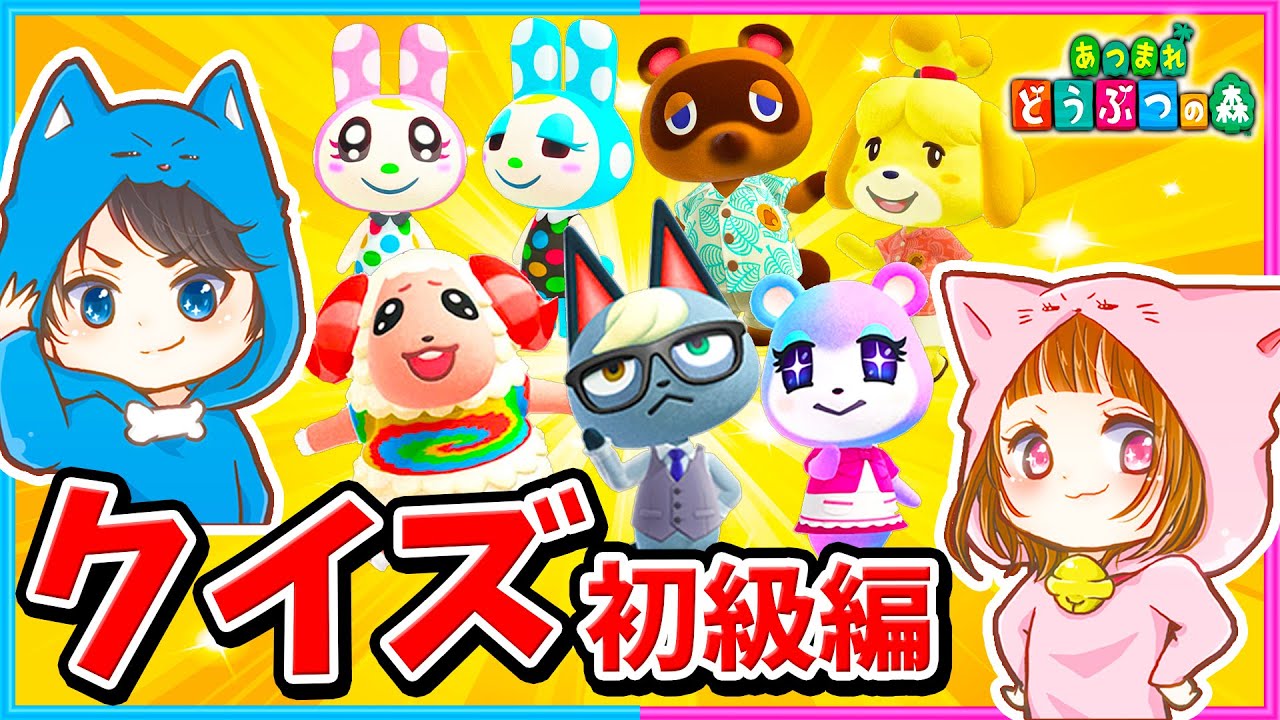 分からなかったらあつ森引退？あつ森クイズ初級編対決！！！【住民/クイズ】  【あつまれどうぶつの森/AnimalCrossing】