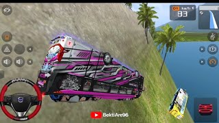 Virall‼️Bus Oleng Melewati Jalan Pegunungan Extream | Game Android | Bus Simulator Indonesia screenshot 5