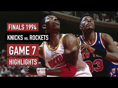 NBA Finals 1994. Game 7 New York Knicks vs Houston Rockets - Full Game Highlights HD