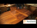 Must See Custom Extension Table by the BenchSmith 1-800-482-3327 Custom Teak Tables Must See Custom Extension Table by the BenchSmith 1-800-482-3327 Custom Teak Tables