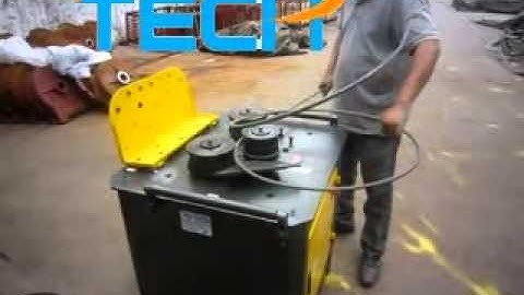 rebar spiral and arc bending machine