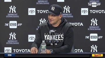 Aaron Boone on Aaron Hicks