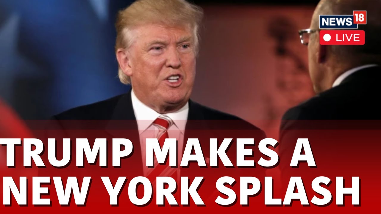 US Presidential Elections 2024 Donald Trump Speech In New York Live US News Live News18