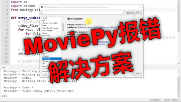 从头到尾解决Python MoviePy的报错问题：TypeError: must be real number, not NoneType - 如何解决这个问题？