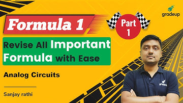 Analog Circuits | Part 1 | GATE Electronics 2021 | Sanjay Sir | Gradeup