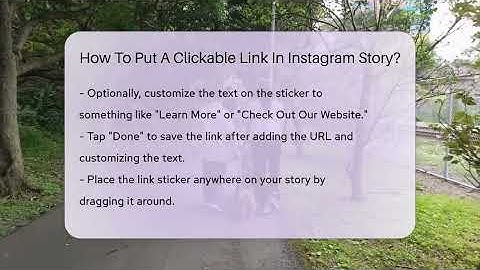 How To Put A Clickable Link In Instagram Story? - Everyday-Networking