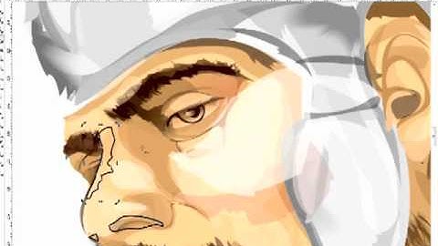 LINEKING: Vector portrait speed paint in CorelDRAW