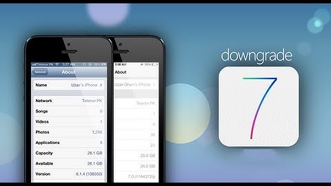 How To Downgrade iPhone 5 4S 4 iPad iPod Touch iOS 7.0 to 6.1.4/6.1.3