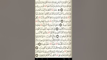 ماهر المعيقلي سورة المائدة مكتوبة صفحة 124 مصحف المدينة المنورة جودة عالية