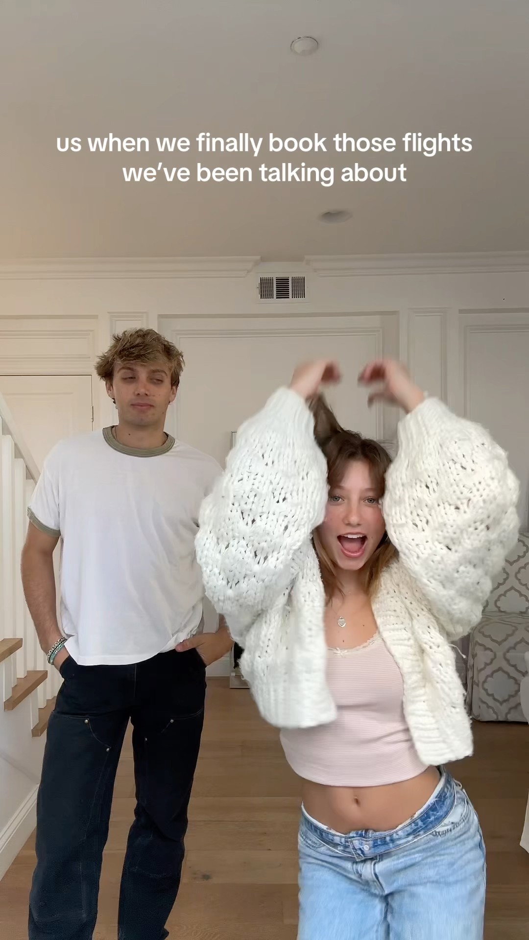 any guesses where we’re going? ​⁠@NicoletteDurazzo #siblings #flight #dance #sheadurazzo