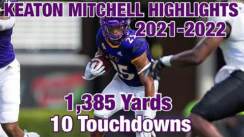 Keaton Mitchell 2021-2022 College Highlights | Eas...