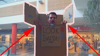 Hiding In A Cardboard Box In Public - (in honor of YES THEORY)