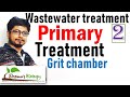 Primary wastewater treatment process