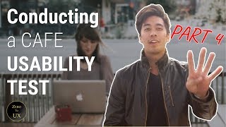 UX Researcher Conducts a Cafe Usability Test | [FOLLOW ALONG] PART 4 | FREE SCRIPT | Zero to UX