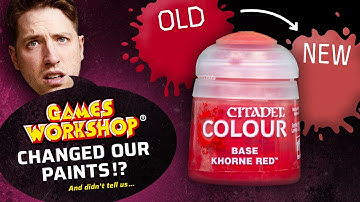 Why your Citadel Colour paints are not same as they used to be (secret changes)