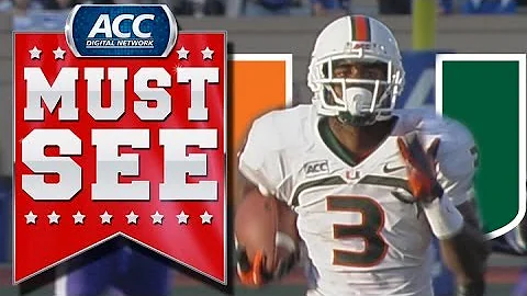 ACC Must See Moment | Miami's Stacy Coley 79-Yard ...