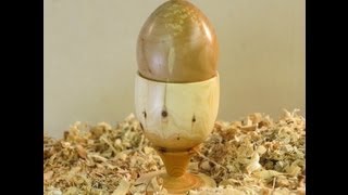 Wood Turning - An Egg & Egg Cup