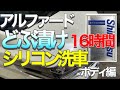 アルファード16時間どぶ漬けシリコン洗車ボディ編/タイヤに続きボディもシリコン洗車チャレンジしました/めちゃくちゃキレイ！