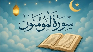 سورة المؤمنون بصوت جميل جداً/تلاوة خاشعة