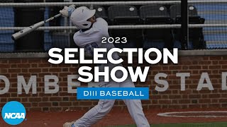 2023 NCAA DIII baseball bracket selection show