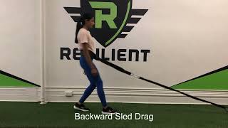 Resilient Performance - Backward Sled Drag