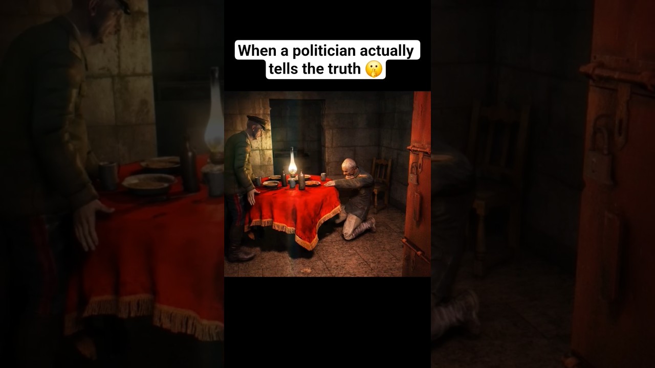 When a politician actually tells the truth 🤫 