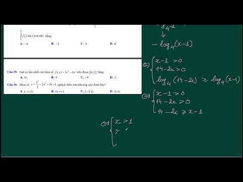 Giải chi tiết: Đề thi thử THPTQG 2022 môn Toán – Sở GDĐT Cần Thơ mã đề 104 – câu 21-35 #HOT