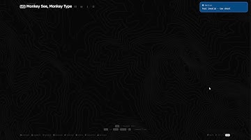 Infinite wpm on monkeytype