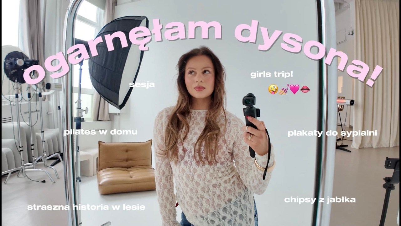 WEEKLY VLOG | nowe plakaty & girls trip do lasu! 🤭