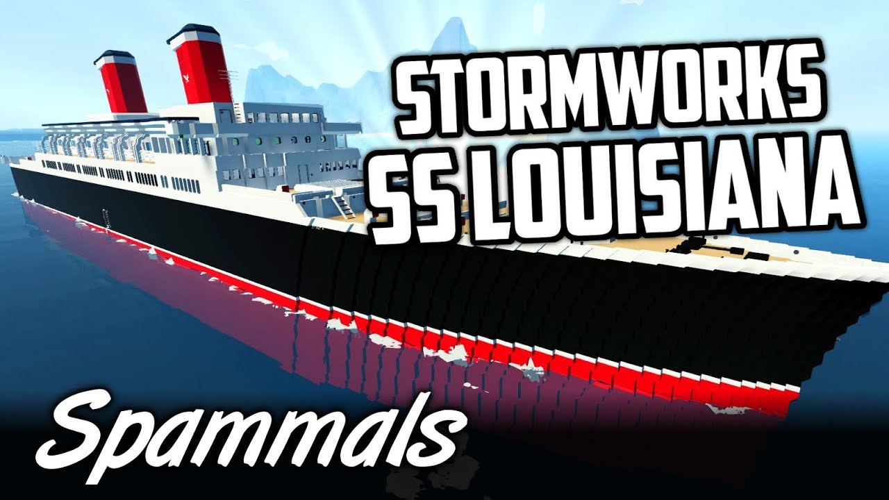 Stormworks | SS Louisiana vs Tsunami!