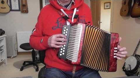 Twinkle, twinkle little star DG melodeon tune plus bass accompaniment slow and steady