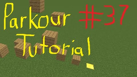 Minecraft Tutorial: How to build a Parkour - EP37