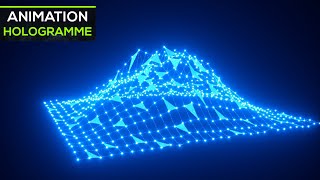 Holographic video in Cinema 4D & Octane Render | Free Project | 018 Create A Hologram Shader In Octane Cinema 4d Tutorial Eng