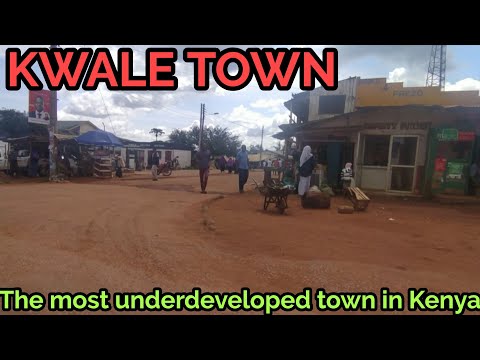 THE MOST UNDERDEVELOPED TOWN IN KENYA ||KWALE TOWN #kwale #mombasa #coast