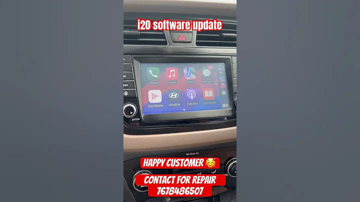 i20 software update | i20 apple carplay update | i20 software | #i20 #applecarplay #shorts