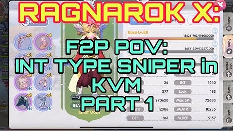 F2P POV: INT TYPE SNIPER in KVM Part 1