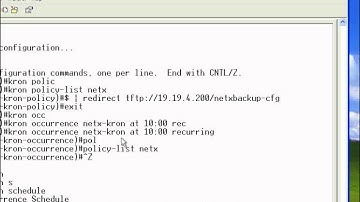 Automatic Backup of Cisco Router Configuration using Archive / KRON