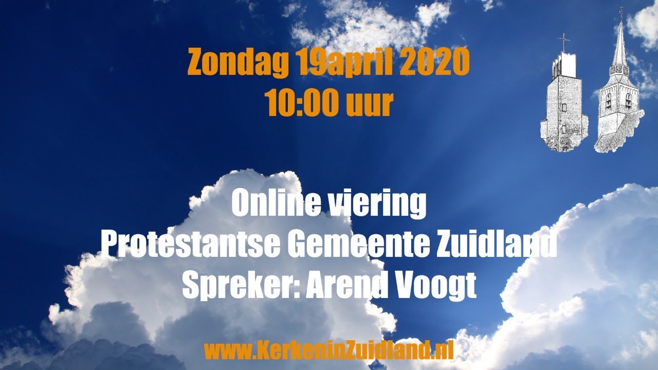 Live-stream Eredienst PGtZ 19 april 2020 10:00 - YouTube