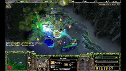 DotA - Level 1 Roshan Kill 6.61b