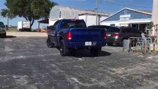 2017 RAM 1500, muffler delete, added Y pipe. 11-04-2017