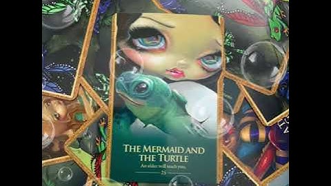 Learn Oracle Cards - Card  25 The Mermaid And The Turtle Oracle Of The Shapeshifters