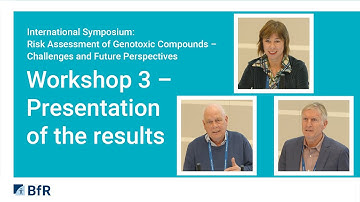 Workshop 3: New approaches for characterisation of genotox. effects based on in vitro/in silico data