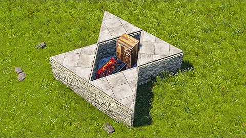 Pixel Bunker for TC + Hidden Box / Rust Base Design