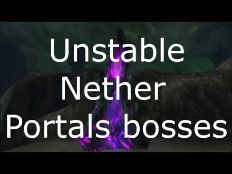 Unstable Nether Portals Bosses 10/10